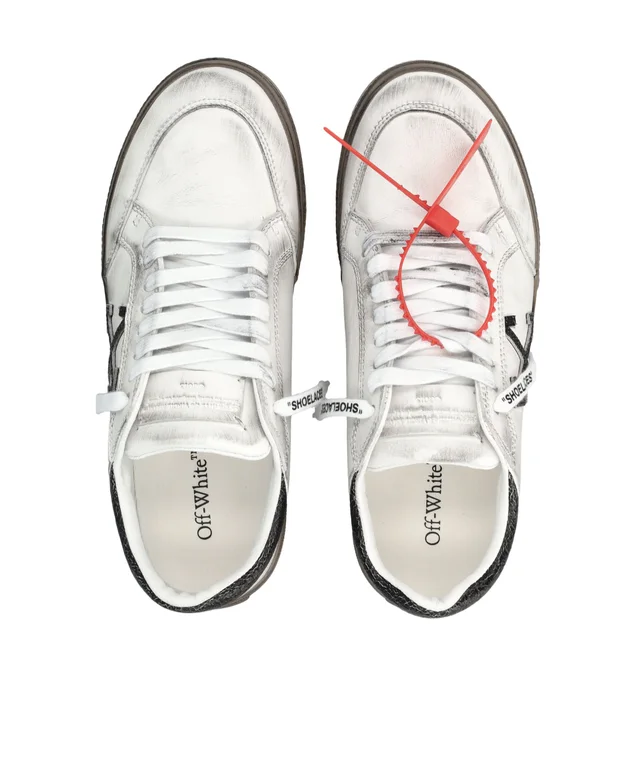 Off-White Vulc Low Vintage Lace-Up Sneakers, photo 3 of 4 from SENSER