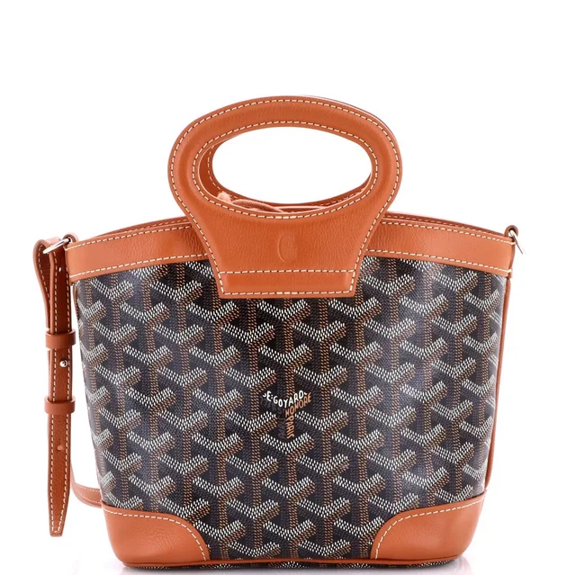 Goyard Beluga Bag Coated Canvas Mini in brown|red Coated canvas from Rebag