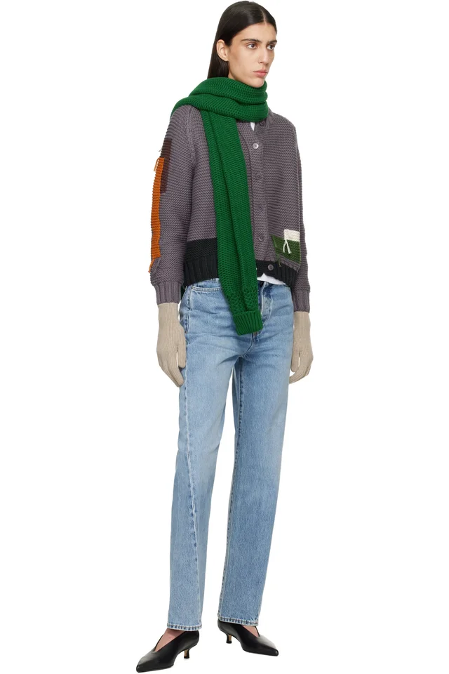 YMC Green Sleeve Scarf, photo 3 of 3 from SSENSE