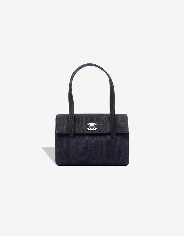 Chanel Handle Small Canvas Black in Black Canvas from SACLÀB