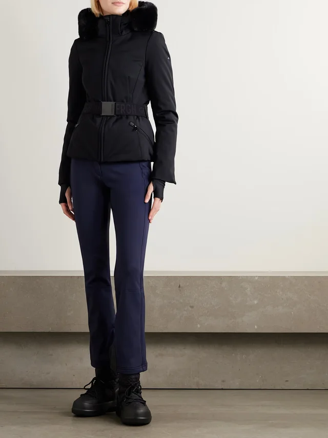 GOLDBERGH Pippa belted flared ski pants in Blue, photo 2 of 2 from NET-A-PORTER (Canada)