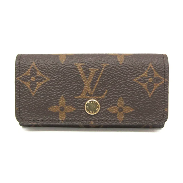 Louis Vuitton 4 Key Holder M62631 Men,Women Monogram Key Case Brown in Brown Monogram from Elady