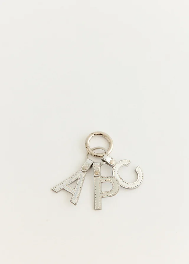 A.P.C. Letters Keychain in Metallic from Incu, photo 1 of 1