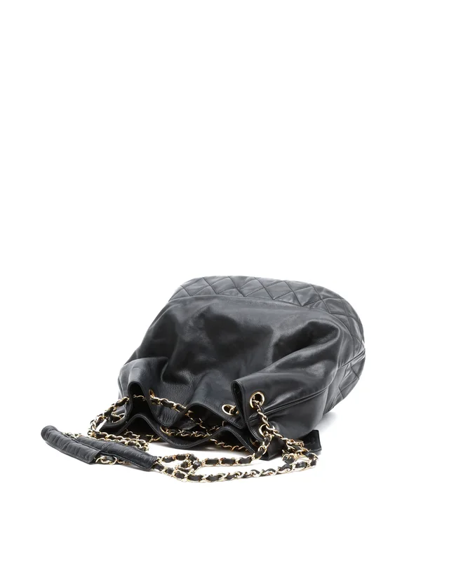 Chanel Quilted Bucket Bag in Leather from A Retro Tale, photo 4 of 12