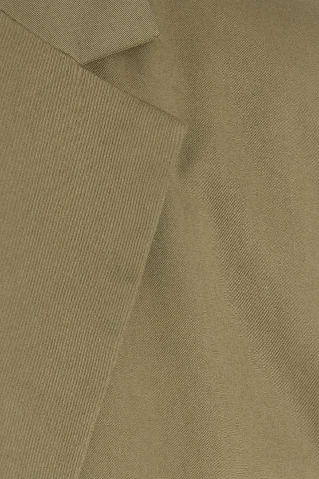 Theory Cotton-Blend Twill Blazer in Army green, photo 4 of 4 from THE OUTNET