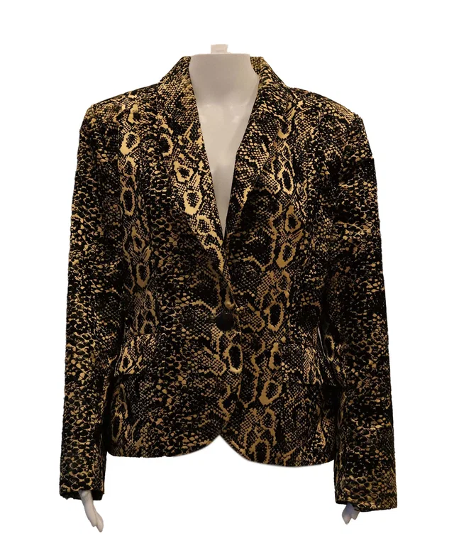 Saint Laurent Snake gold jacket in Gold from Luxury Promise