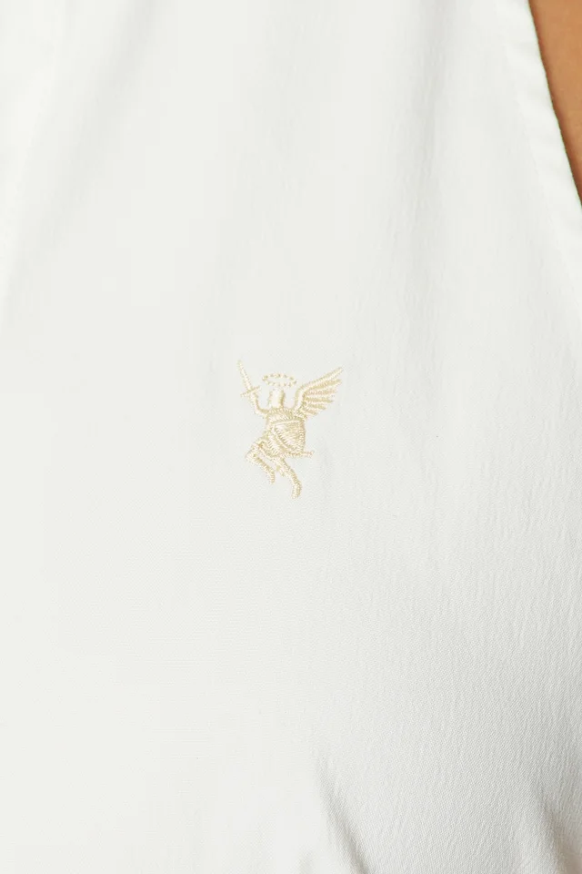 HAELO Cinch Halter Shirt in White, photo 5 of 7 from REVOLVE (Canada)