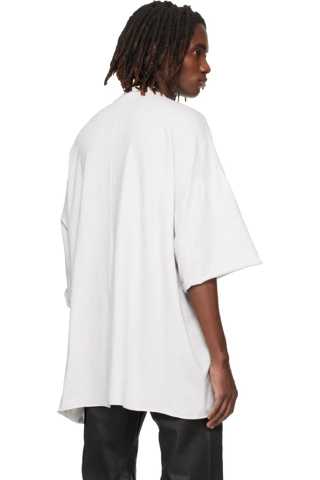 Rick Owens DRKSHDW Off-White Temple Tommy T-shirt, photo 3 of 4 from SSENSE