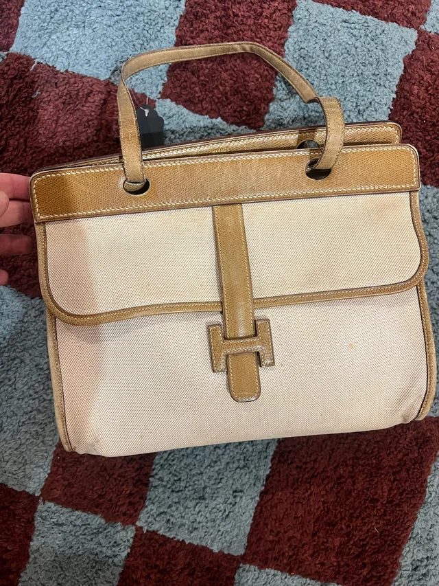 Hermès vintage shoulder bag in Canvas from Luxury Promise