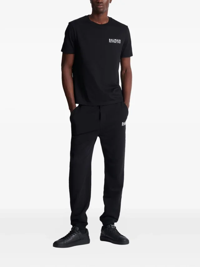 Balmain logo-print T-shirt, photo 2 of 2 from FARFETCH