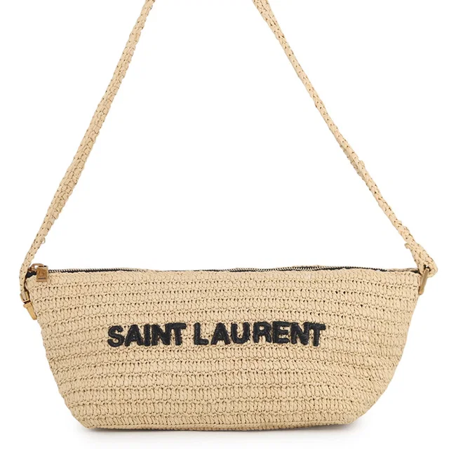 Saint Laurent Le Raffia Cross Body Bag Beige667490GAAA32099 Raffia in Raffia from GALLERY RARE