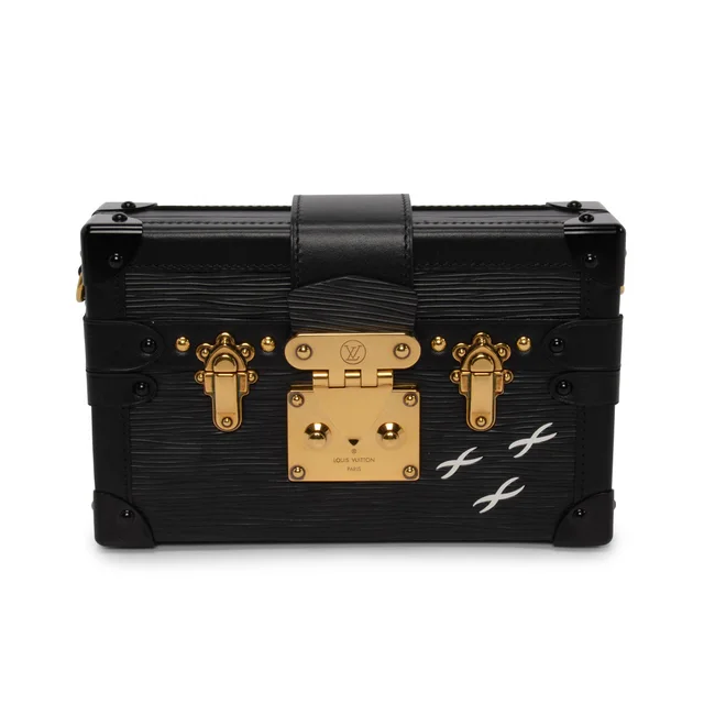 Louis Vuitton Epi Leather Petite Malle in Black Leather from Blue Spinach
