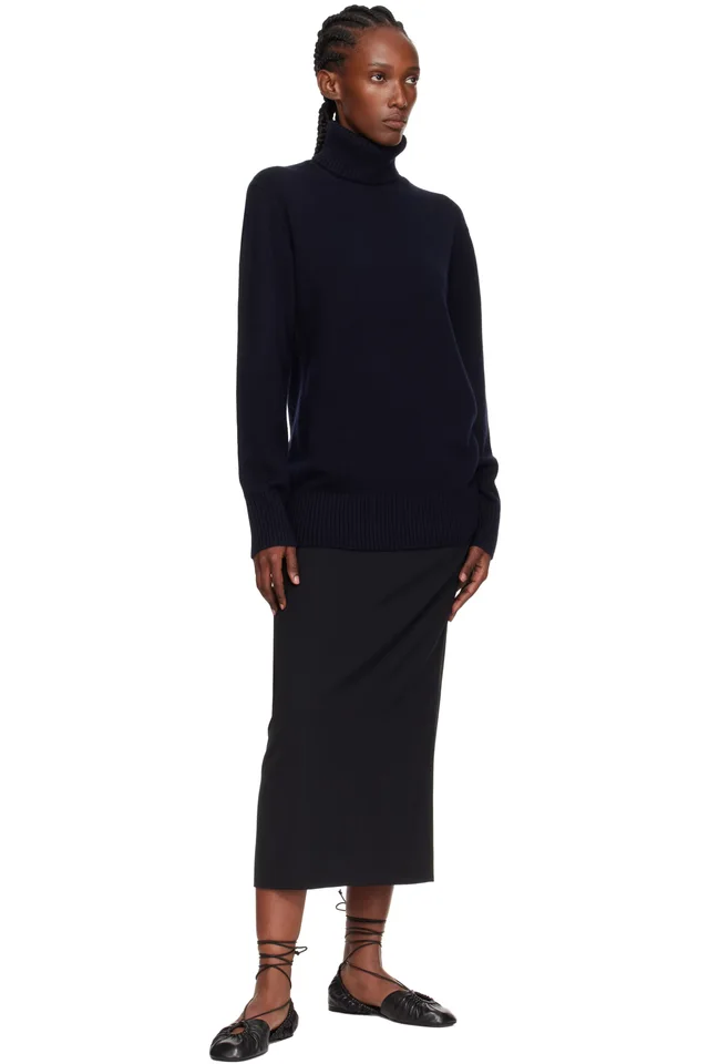 Lanvin Black Mesure Lace-Up Leather Ballerina Flats, photo 5 of 5 from SSENSE