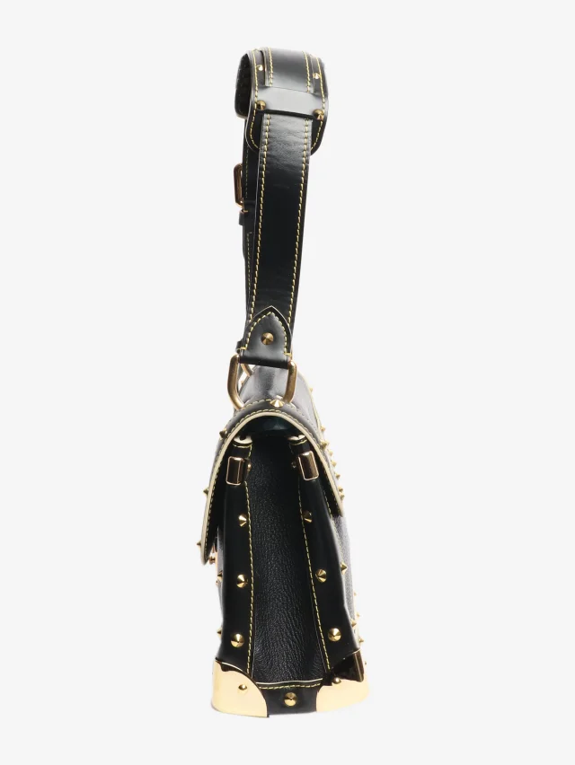 Louis Vuitton 2007 Black studded shoulder bag in Black Leather from Sign of the Times, photo 2 of 10