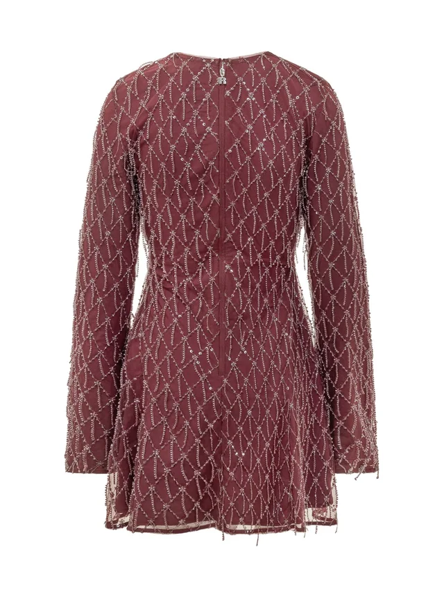 ROTATE sequins mini flared dress, photo 3 of 7 from SENSER