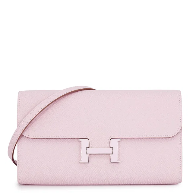 Hermès Constance to Go mauve pail Epsom in Epsom leather from GALLERY RARE