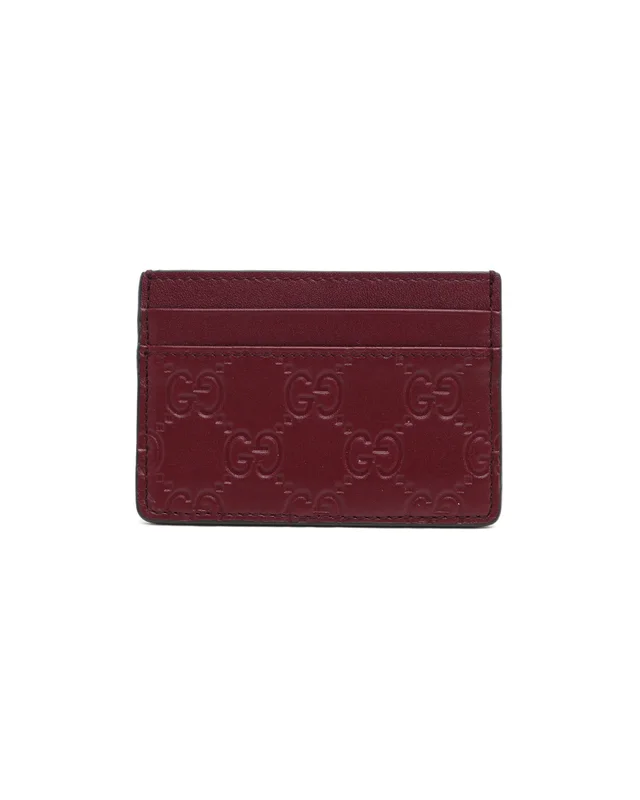Gucci Guccissima Card Holder in Leather from A Retro Tale, photo 2 of 2