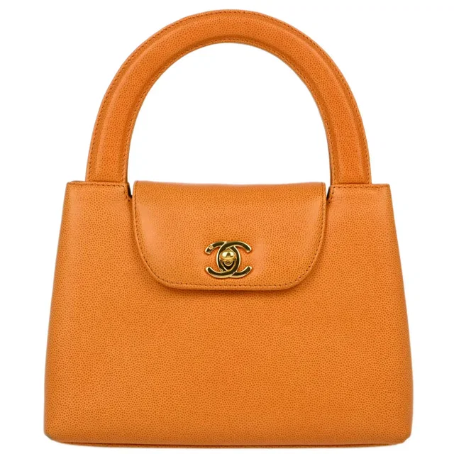 Chanel 1997-1999 Mini Shopping Tote in Caviar leather from AMORE Vintage Tokyo