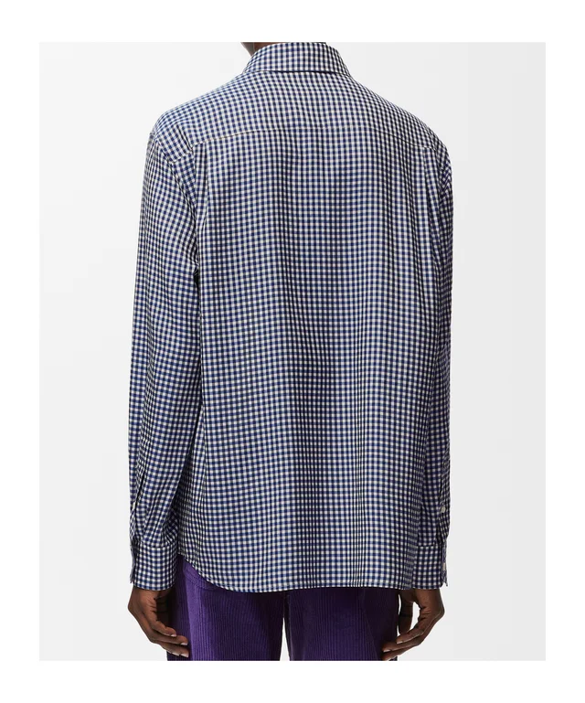 Loewe Long Sleeve Checked Shirt, photo 8 of 9 from SENSER