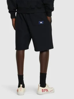 Burberry Shorts with elasticated waist in 100% Cotton, photo 3 of 5 from LUISAVIAROMA