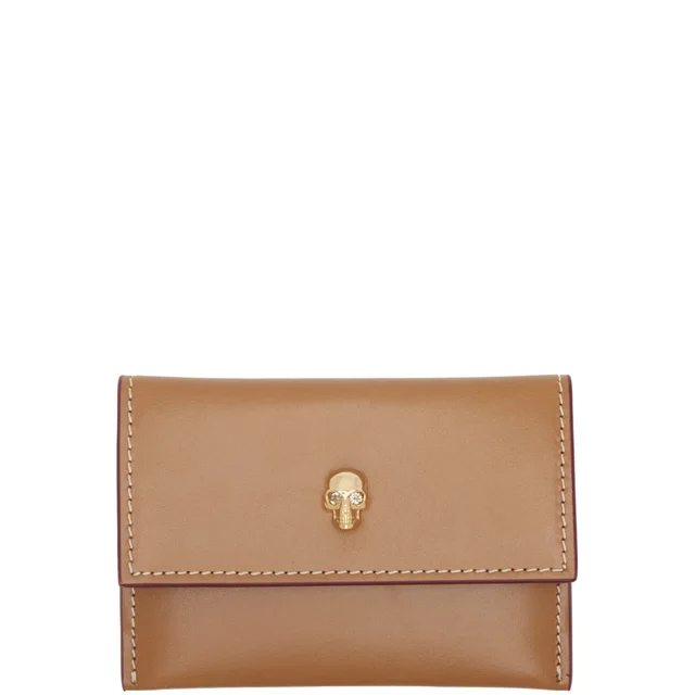 Alexander McQueen Envelope Card Holder, Tan/Gold from Cultstatus, photo 1 of 1