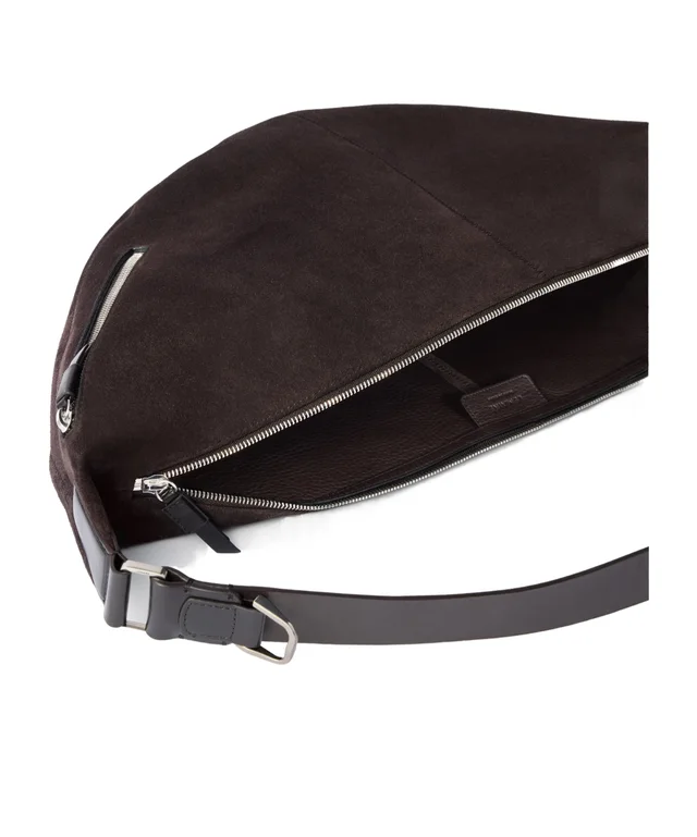 Lemaire Quiver Clip bag in suede leather, photo 6 of 6 from SENSER