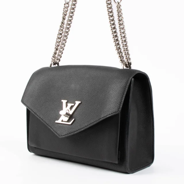 Louis Vuitton Mylockme Chain Bag in Black Leather from Labellov, photo 2 of 4