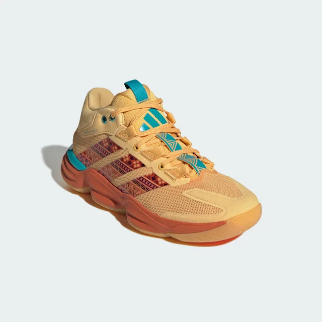 Adidas Disney Princess Court Stabil Indoor Shoes in Orange, photo 6 of 9 from adidas (US)