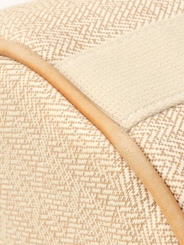 Hermès Saxo MM Beige in Beige Canvas from VINTAGE QOO TOKYO, photo 13 of 17