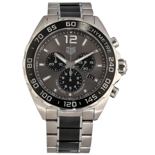 TAG Heuer Formula 1 CAZ1011 43mm Stainless Steel Watch in Ceramic from H&T