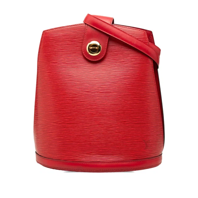 Red Louis Vuitton Epi Cluny Shoulder Bag in Red Leather from Designer Revival