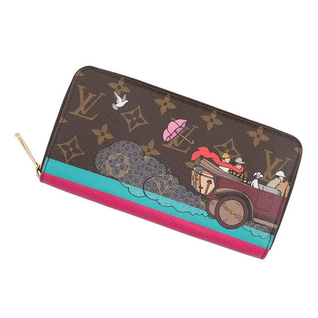 Louis Vuitton Zippy Wallet PinkM61360 Monogram Ivasion from GALLERY RARE
