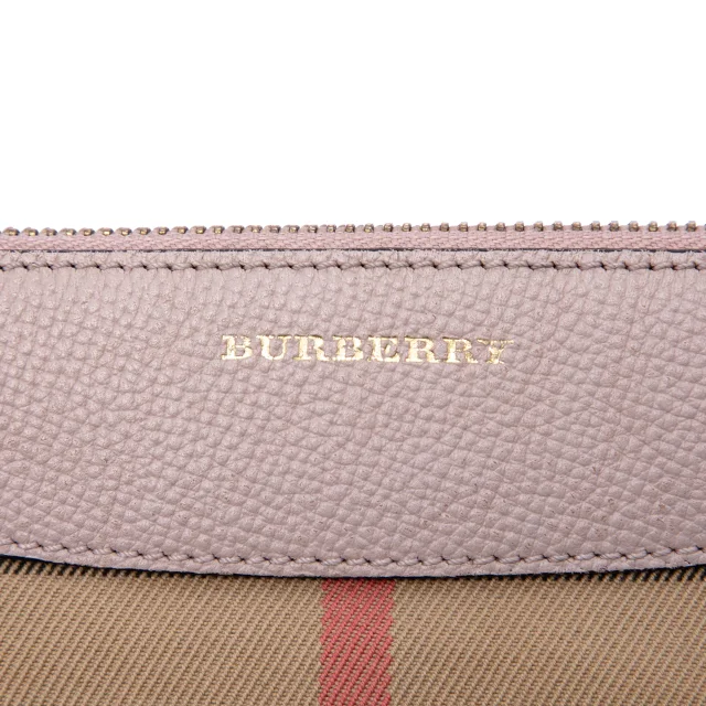 Beige Burberry House Check Canvas Derby Peyton Crossbody in Beige Canvas from Designer Revival, photo 5 of 6