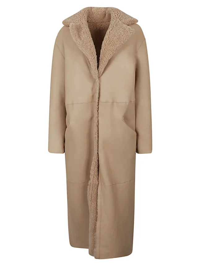 Enes Allegra Leather Long Coat, photo 3 of 3 from Balardi