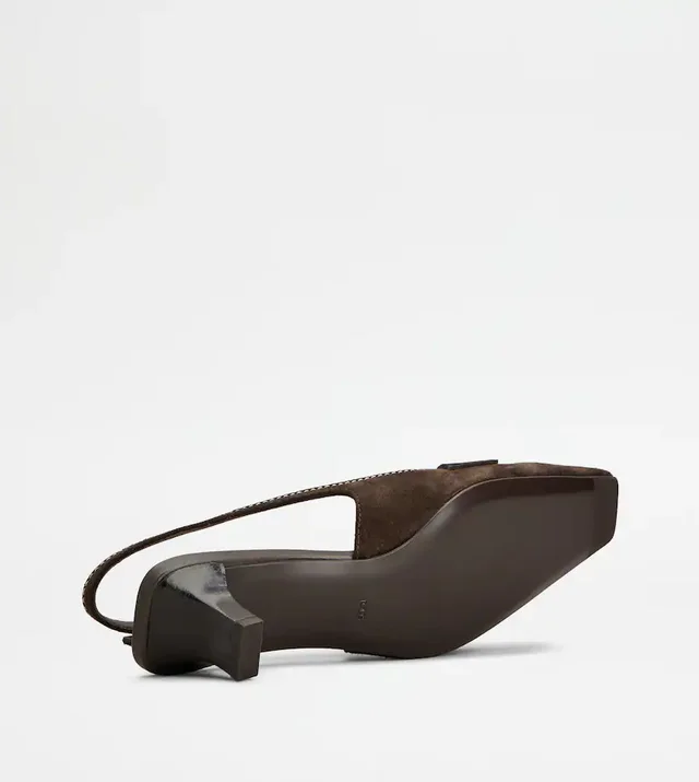 Tod's slingback pumps in suede, photo 2 of 3 from SENSER