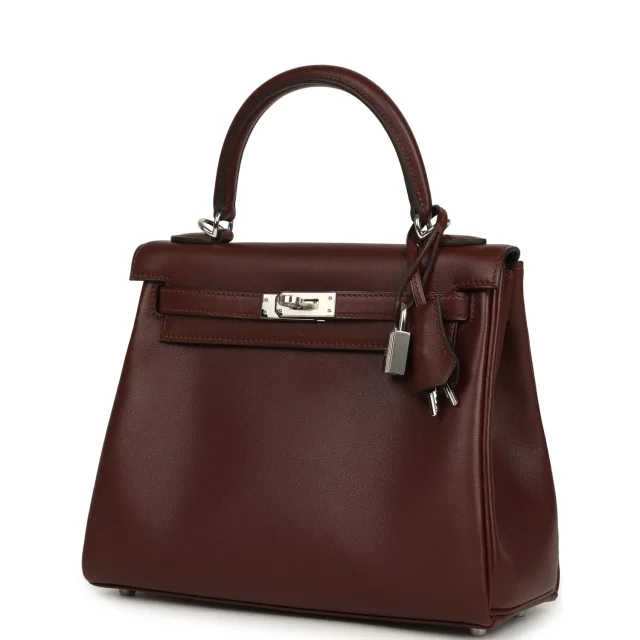 Hermès Kelly Retourne 25 Terre Cheri Palladium Hardware in Calfskin from Madison Avenue Couture, photo 5 of 9