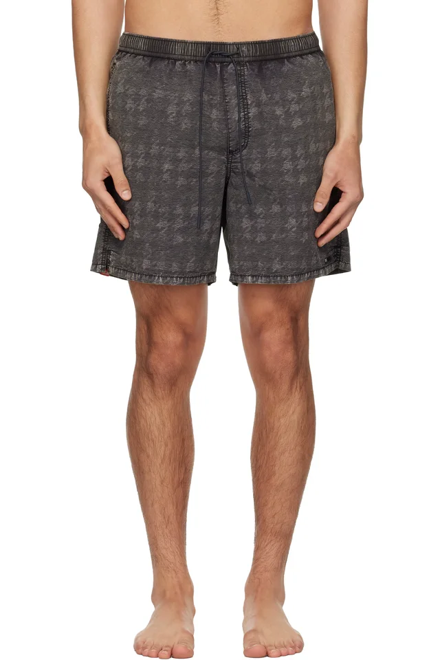 Diesel Gray Conor-43-Dnm Swim Shorts, image 1 of 1 from SSENSE