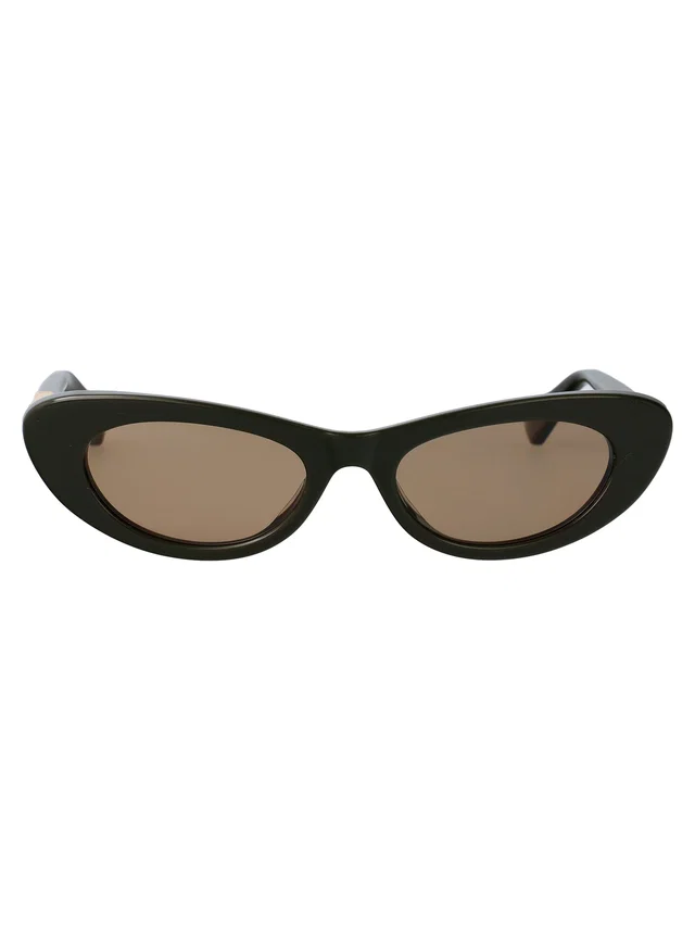 Bottega Veneta Bv1447s Sunglasses — Green Acetate in Green from HEWI