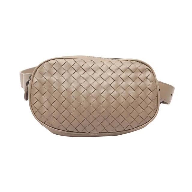 Bottega Veneta Intrecciato Leather Waist Bag in Woven leather from LuxUness