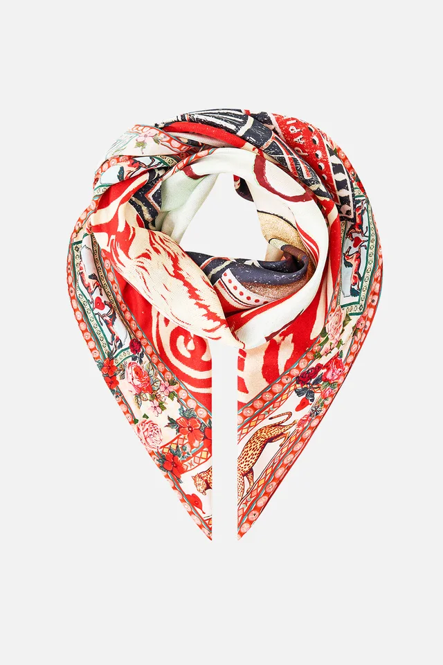 Camilla eBoutique LARGE CRYSTALLED SILK SQUARE SCARF HIGH CLASS HOOKAH from CAMILLA, photo 1 of 1