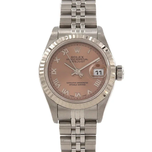 Rolex Datejust 79174 SSxWG Automatic K number in Dial color: pink/roman Case: Stainless steel x white gold Bracelet: stainless steel from KOMEHYO