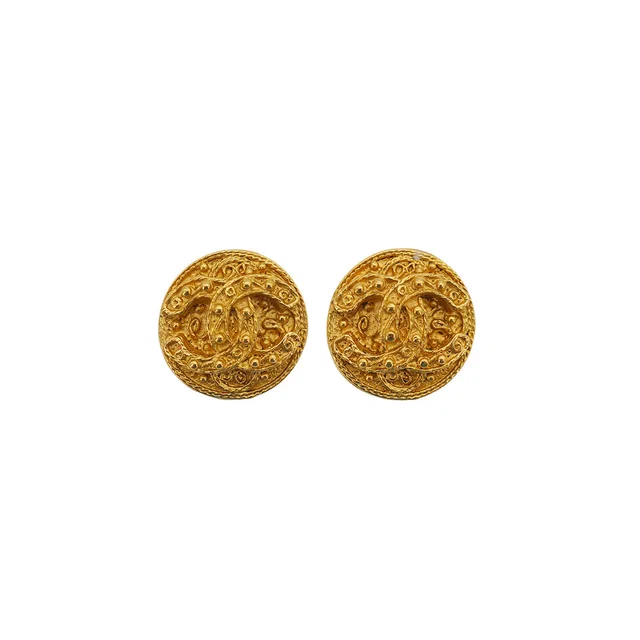 Chanel Earrings Cocomark Round Accessory 04A from Luxury Promise