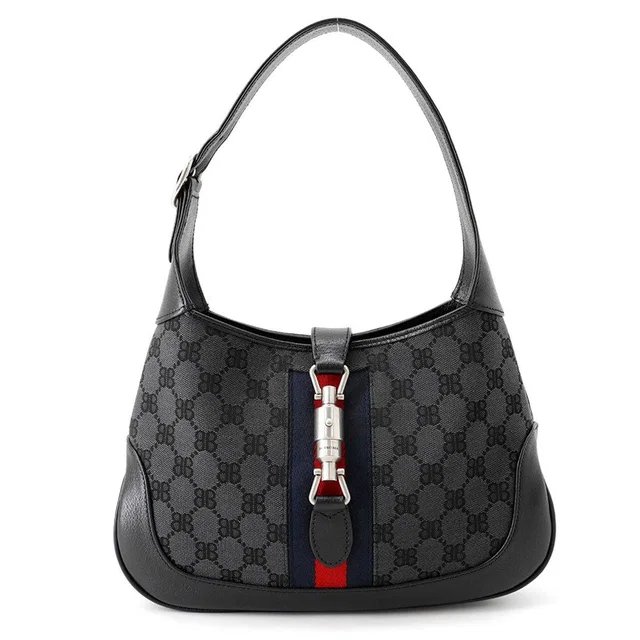 Gucci Shoulder Bag the Hacker Project Jackie 1961 Small Collaboration 2-Way in Canvas from The Reluxe