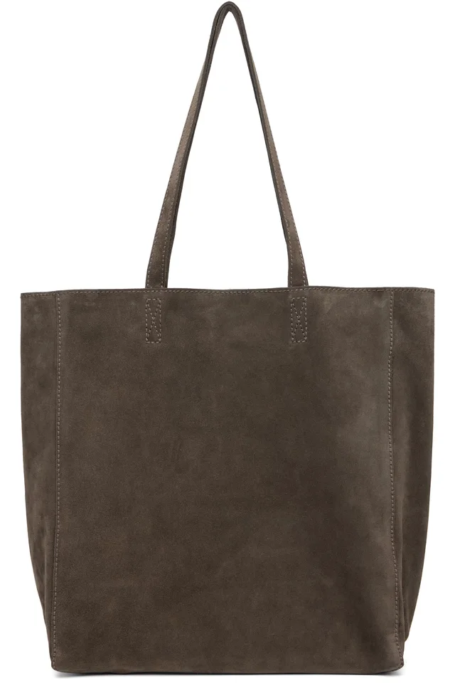 Nothing Written Brown Cou Suede Shopper Tote, image 1 of 1 from SSENSE