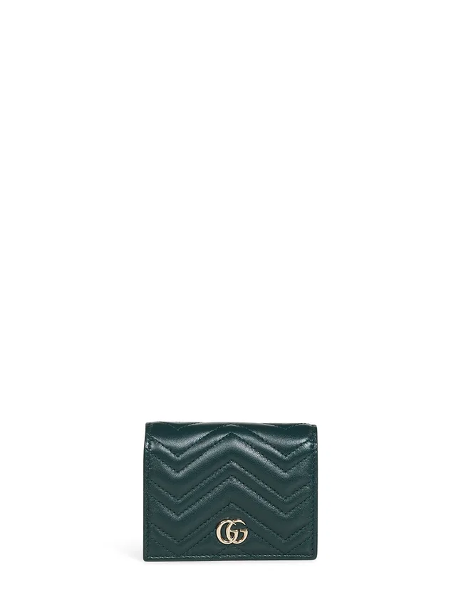 Gucci Card Case — Green Lambskin Wallet in Green Lambskin from HEWI