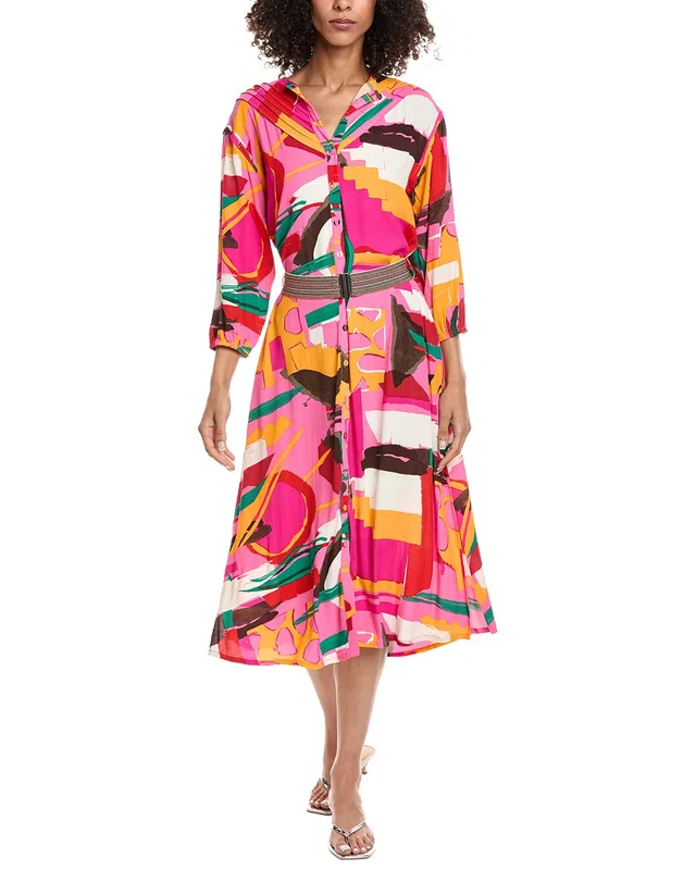 POM AMSTERDAM Midi Shirtdress, image 1 of 1 from Gilt