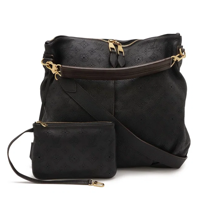 Louis Vuitton Monogram Mahina Selene MM 2-Way Shoulder Bag in Leather from The Reluxe