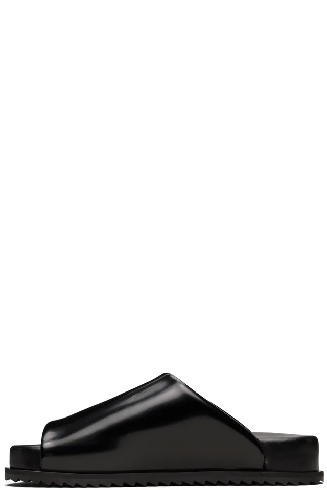 YUME YUME Black Finn Slides, photo 3 of 5 from SSENSE