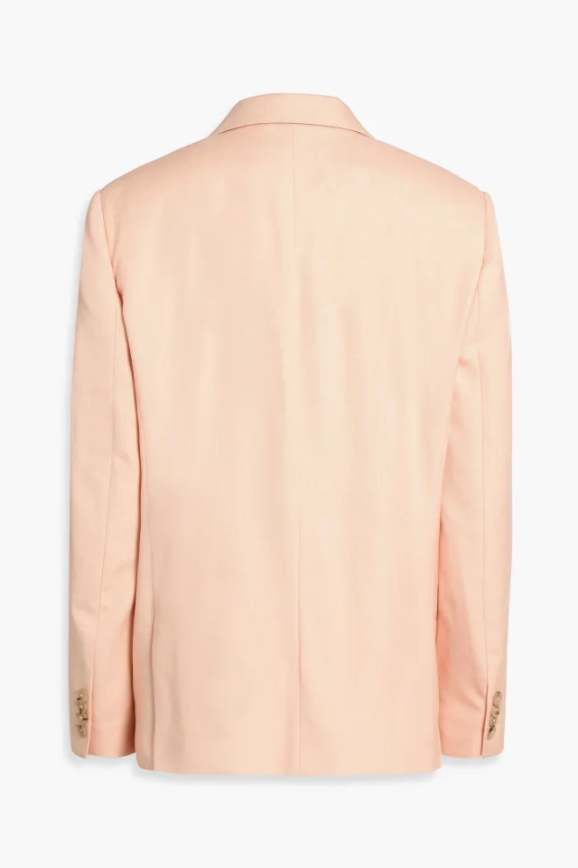 Stella McCartney Woven Blazer in Pastel orange, photo 2 of 3 from THE OUTNET