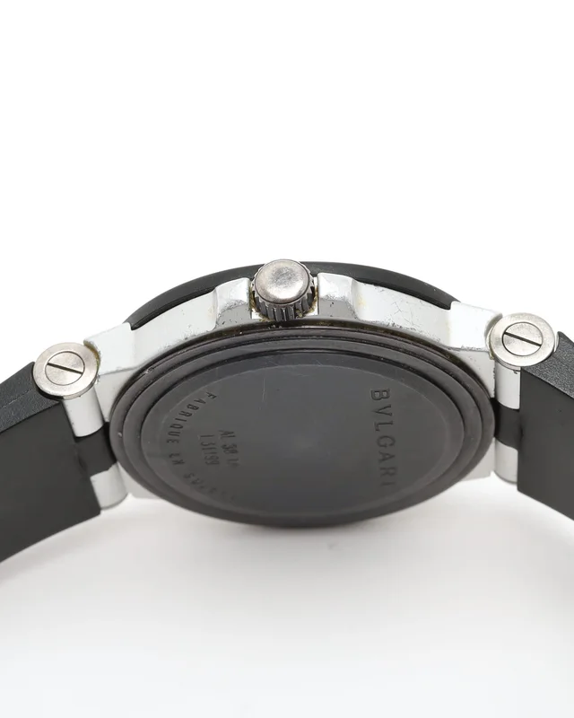 Bvlgari Diagono Aluminium 38mm Full Set 2001 Watch in Denim from A Retro Tale, photo 7 of 9